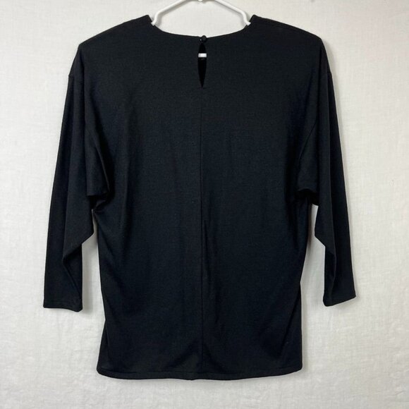 NEW Classics Northwest 100% Wool Dolman Sleeve Top Womens S Minimalist Lagenlook - Picture 2 of 8